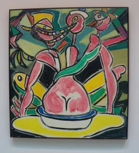 Three headed Figure on a