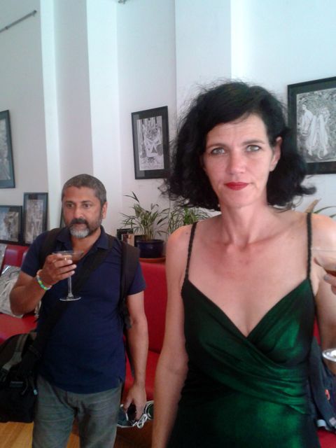 Judi Thomas - Ms Adventures - at the private view