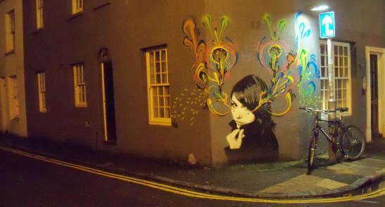 Sussex Artbeat - Street Art at Gloucester Rd, Brighton, February 2014