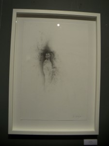 'Emerge' (graphite on paper)