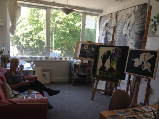 Christina Ure at her studio