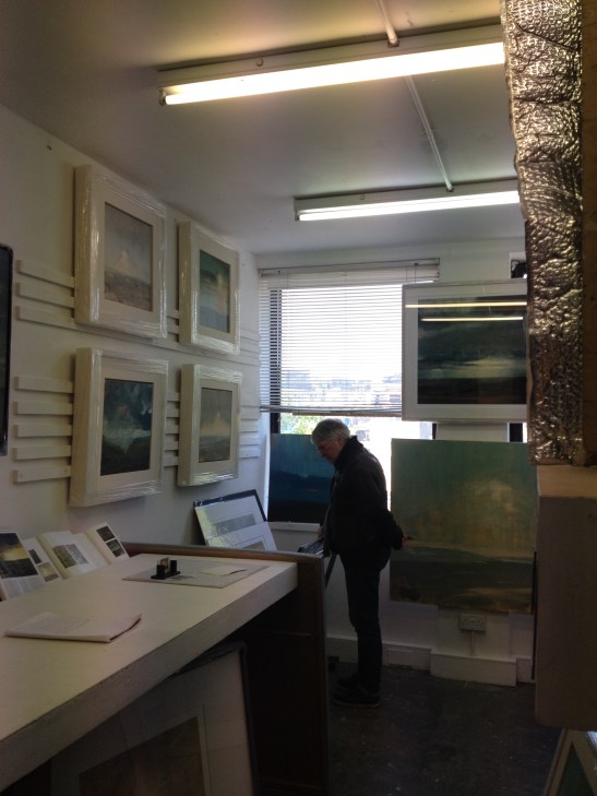 at David Scott Moore's studio