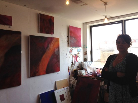 June Frickleton's studio