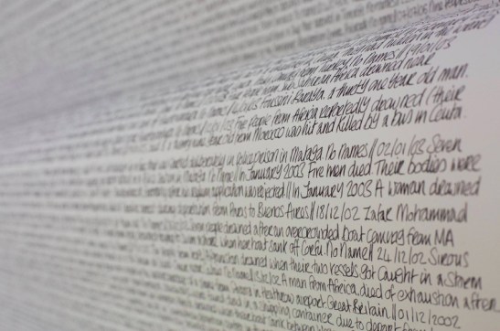 Elizabeth Eade - Die Liste detail